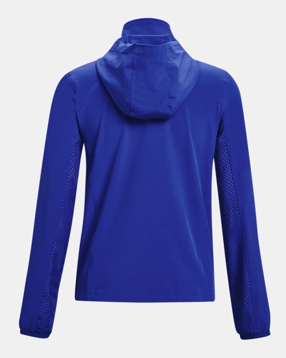 Women's UA Squad 3.0 Warm-Up Full-Zip Jacket, Blue, pdpMainDesktop image number 5